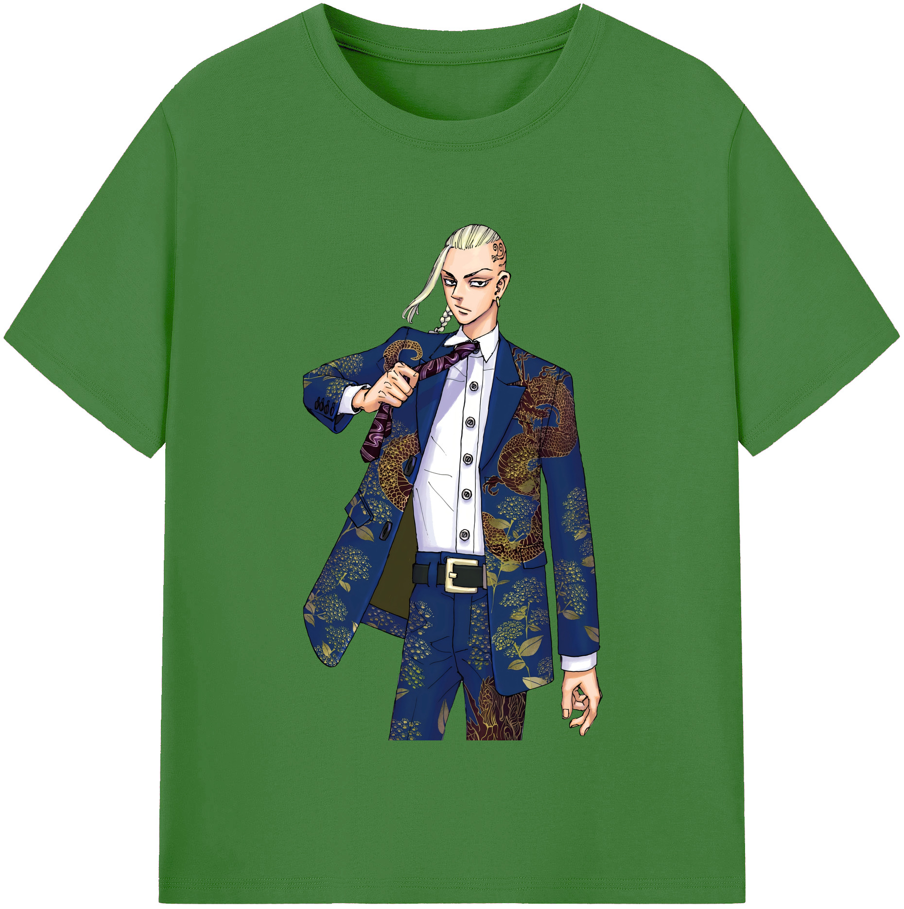 （画像用） 東京リベンジャーズ Tokyo Revengers レディースカジュアルプリントTシャツ（綿100％）
